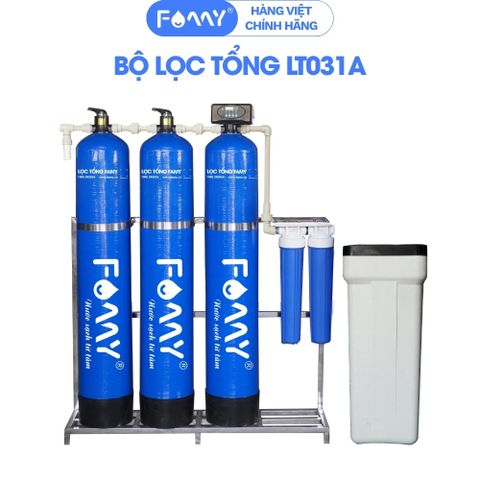 Bộ Lọc Tổng Famy - Model LT031A - Bán Tự Động Sục Rửa Vật Liệu Lọc - Phù Hợp Với Nước Máy
