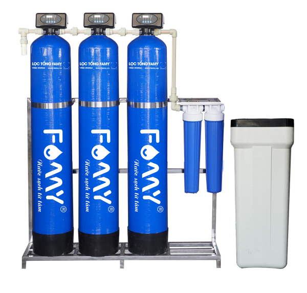 Bộ Lọc Tổng Famy - Model LT033A - Tự Động Sục Rửa Vật Liệu Lọc