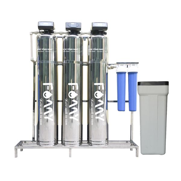 Bộ Lọc Tổng Famy - Model LT033AI - Cột INOX - Phù Hợp Với Nước Máy