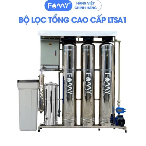 Bộ Lọc Tổng Famy - Model LTSA1 - Trang Bị Màng Siêu Lọc UF Bơm Áp Tủ Điện Fill Inox Cao Cấp