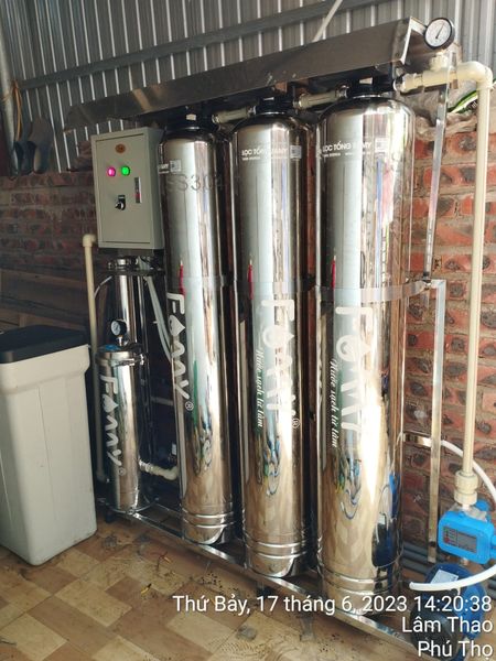 Bộ Lọc Tổng Famy - Model LTSA1 - Trang Bị Màng Siêu Lọc UF Bơm Áp Tủ Điện Fill Inox Cao Cấp