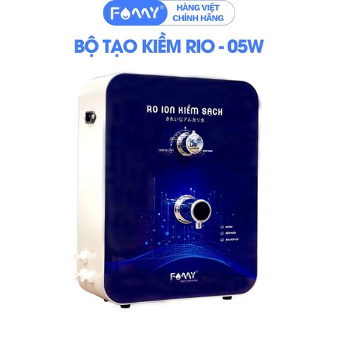 Bộ Tạo Kiềm Để Bàn Treo Tường Famy RIO-05W - Lắp Đặt Được Cho Các Loại Máy Lọc Nước RO