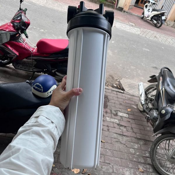 Cốc Lọc Nước Béo 20 inch Xanh - Trắng - Chính Hãng - Sử Dụng Cho Lọc Nước Sinh Hoạt