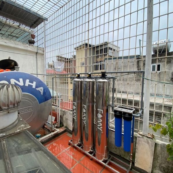 Bộ Lọc Tổng Famy - Model LT03CI - Dùng Cột Lọc Inox - Phù Hợp Với Nước Máy