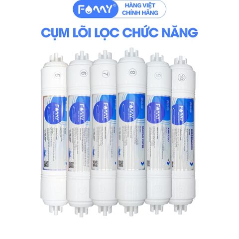 Combo 5 Lõi (5 Đến 9) Và 6 Lõi (5 Đến 10) Bộ Lõi Lọc Nước Tạo Khoáng Famy - Dùng Cho Máy Lọc RO