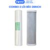 Combo 2 Lõi Lọc Nước Béo - Lõi 20Inch PP - Lõi CTO Than - Dùng Cho Bộ Lọc Tổng, Lọc Nước Đầu Nguồn