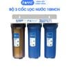 Bộ 3 Cốc Lọc Nước Famy BC0310 - Chính Hãng - 3 Cấp Lọc 10Inch - Lắp Gầm Bếp, Nhà Vệ Sinh