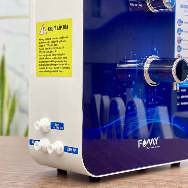 Bộ Tạo Kiềm Để Bàn Treo Tường Famy RIO-05W - Lắp Đặt Được Cho Các Loại Máy Lọc Nước RO