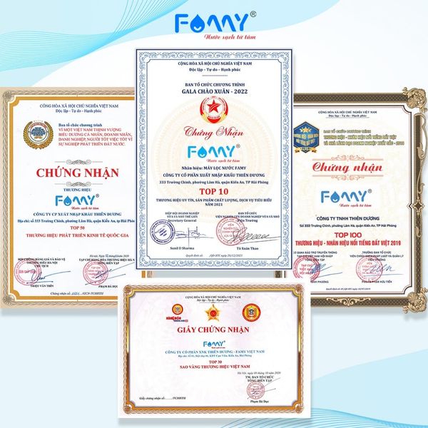 Lõi Lọc Nước Famy 7 AsenFree Hàn Quốc - Nguyên Liệu Từ Hàn Quốc - Dùng Cho Máy Lọc Nước