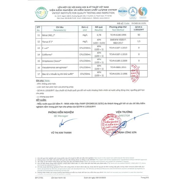 Lõi Lọc Tạo Kiềm Hydrogen Famy FI-MAX 3 IN 1 Chính Hãng - Lắp Cho Các Loại Máy Lọc Nước R.O