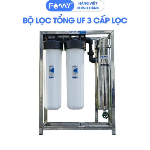 Bộ Lọc Nước Sinh Hoạt Chung Cư FAMY UF02 3 Cấp Lọc Chính Hãng - Dùng Màng Siêu Lọc UF Sợi PVDF