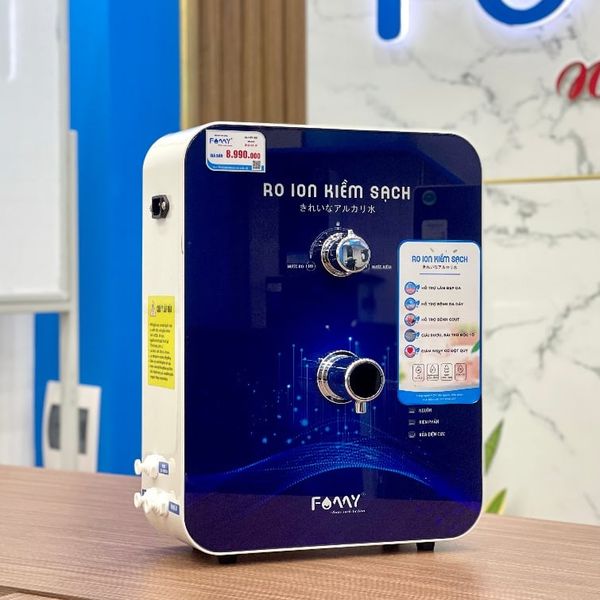 Bộ Tạo Kiềm Để Bàn Treo Tường Famy RIO-05W - Lắp Đặt Được Cho Các Loại Máy Lọc Nước RO