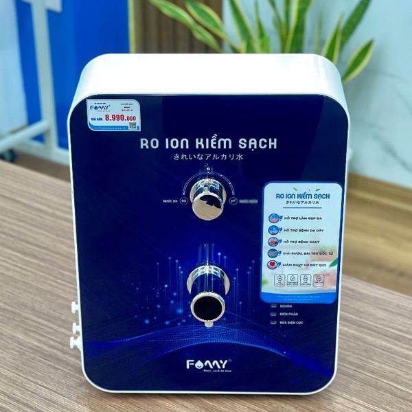 Bộ Tạo Kiềm Để Bàn Treo Tường Famy RIO-05W - Lắp Đặt Được Cho Các Loại Máy Lọc Nước RO