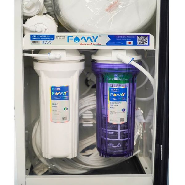 Máy Lọc Nước Famy - ECOV2 - Chính Hãng - 2 Chế Độ Nóng Nguội - 9 Cấp Lọc Tốt Cho Sức Khoẻ