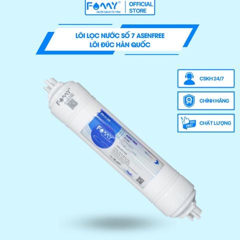 Lõi Lọc Nước Famy 7 AsenFree Hàn Quốc - Nguyên Liệu Từ Hàn Quốc - Dùng Cho Máy Lọc Nước