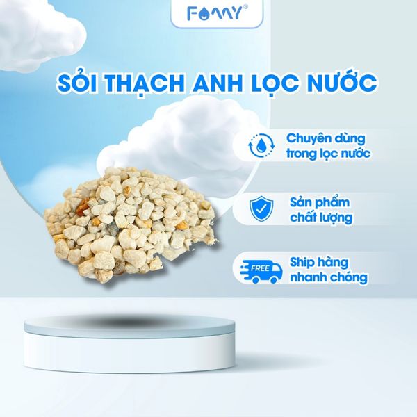 Sỏi Thạch Anh - Vật Liệu Lọc Nước