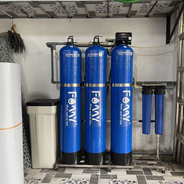 Bộ Lọc Tổng Famy - Model LT031A - Bán Tự Động Sục Rửa Vật Liệu Lọc - Phù Hợp Với Nước Máy
