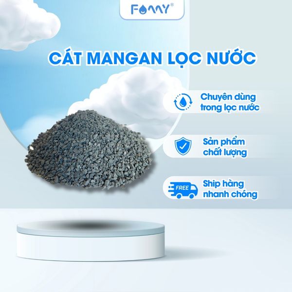 Cát Mangan Famy - Vật Liệu Lọc Nước