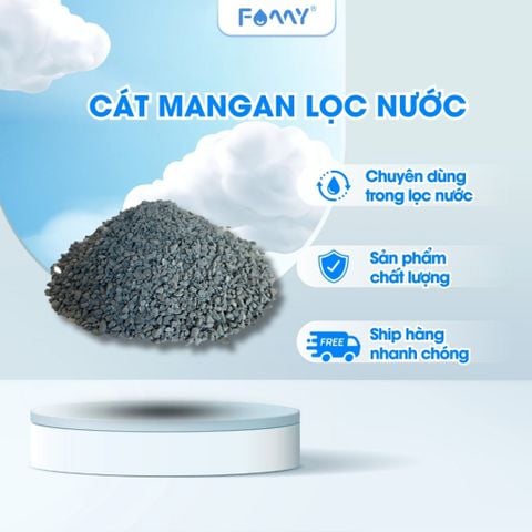 Cát Mangan Famy - Vật Liệu Lọc Nước