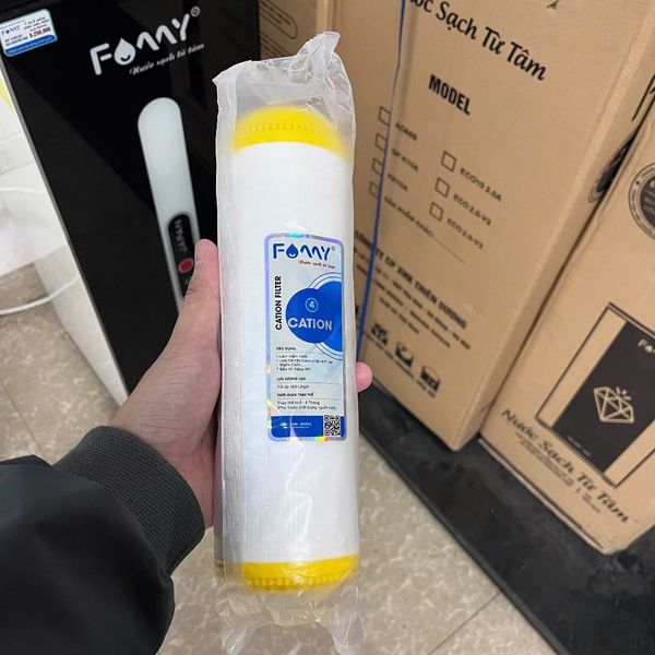 Lõi Lọc Nước Famy 4 PKF4A Cation Hấp Thụ Cặn Đá Vôi - Chính Hãng - Dùng Cho Máy Lọc Nước