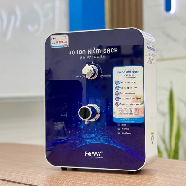 Bộ Tạo Kiềm Để Bàn Treo Tường Famy RIO-05W - Lắp Đặt Được Cho Các Loại Máy Lọc Nước RO