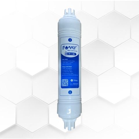 Bộ Lõi Lọc Nước Số 1-2-3 Famy Lõi Đúc Dùng Cho Máy Lọc Nước RO Ion Kiềm - Dây 10mm