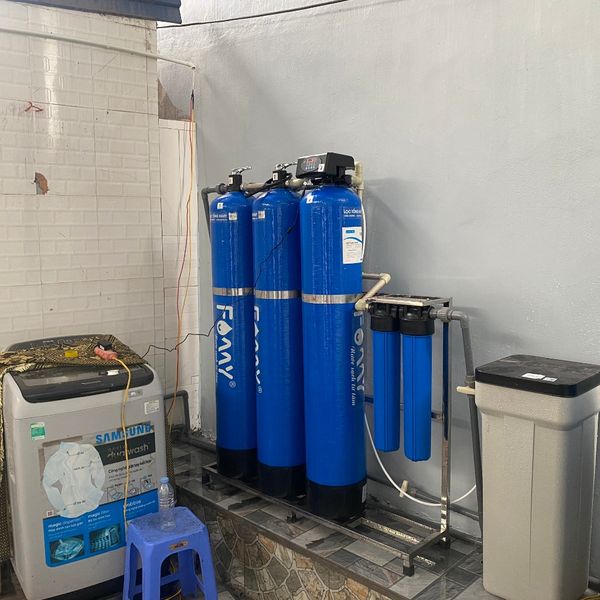 Bộ Lọc Tổng Famy - Model LT031A - Bán Tự Động Sục Rửa Vật Liệu Lọc - Phù Hợp Với Nước Máy