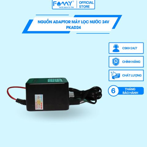 Nguồn Adaptor Máy Lọc Nước 24V Fomy PKAD24 - Cục Nguồn 24V - Chính Hãng - Dùng Cho Máy Lọc Nước RO