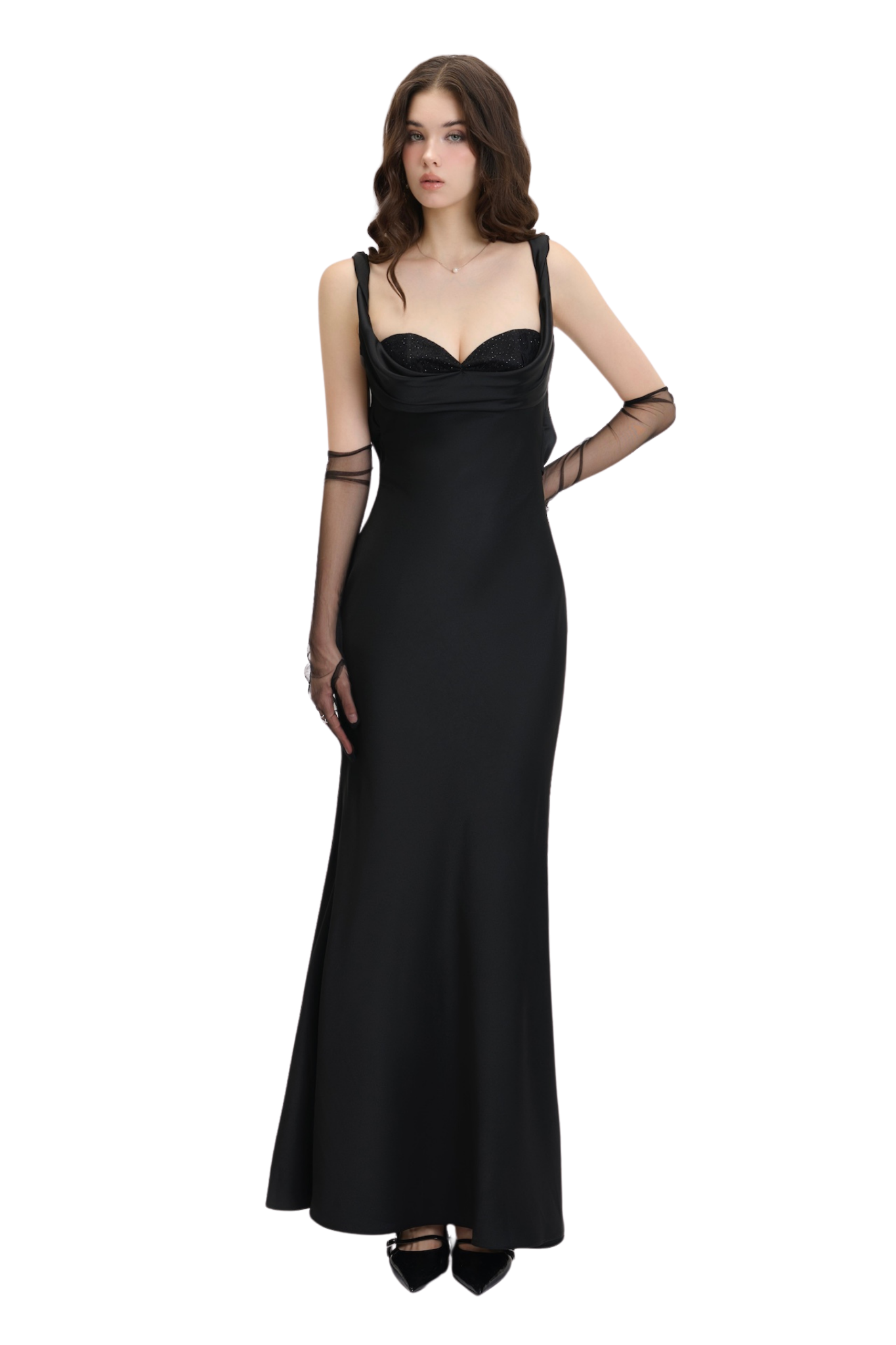  JACQUELINE DRESS (BLACK) 