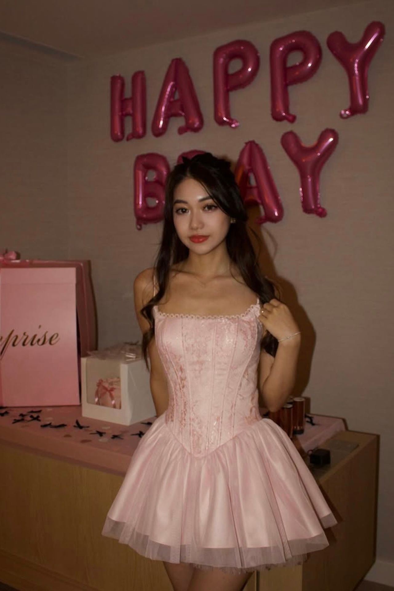 OPHELIA DRESS (pink) 