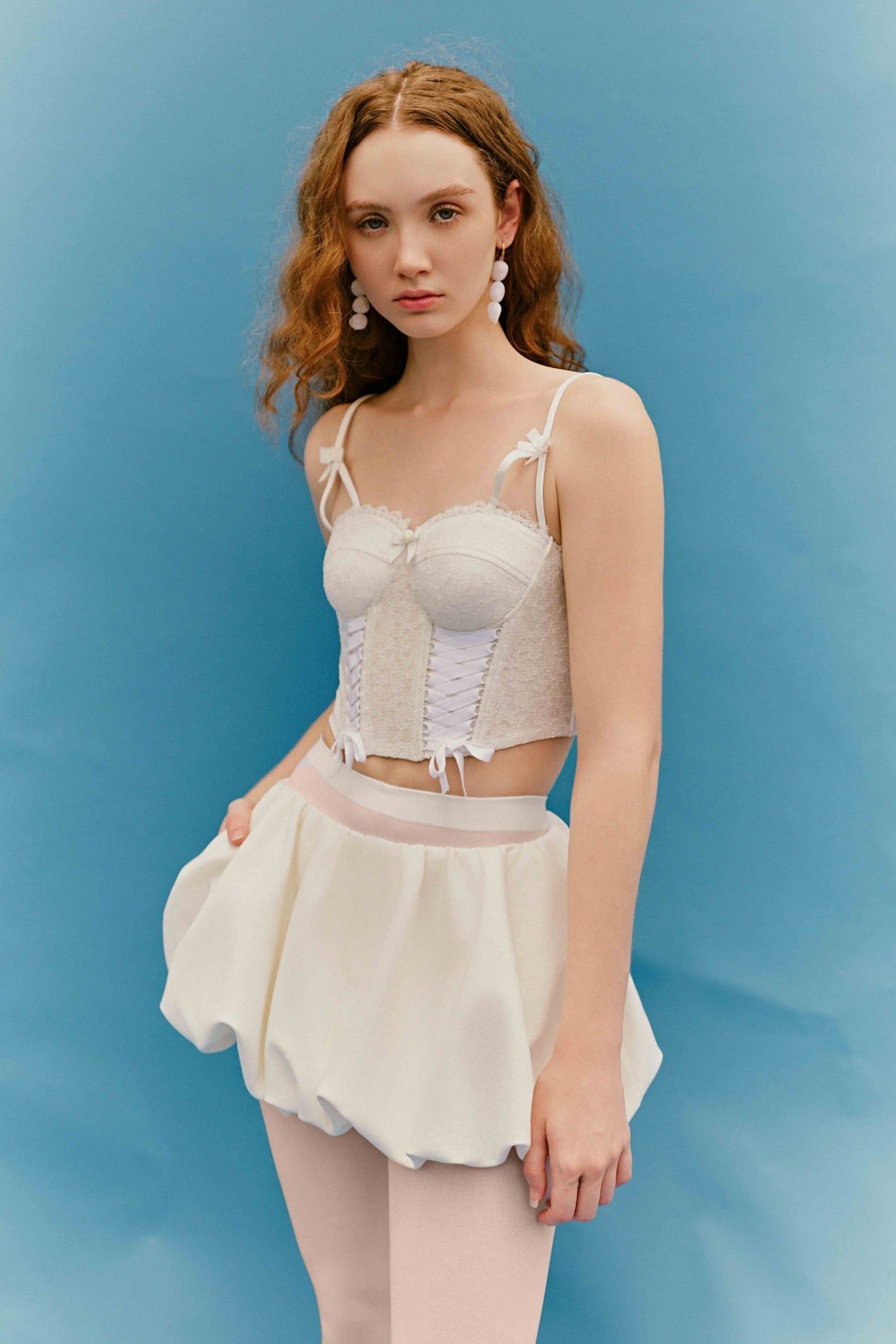  SONNET BALLOON SKIRT (white) 