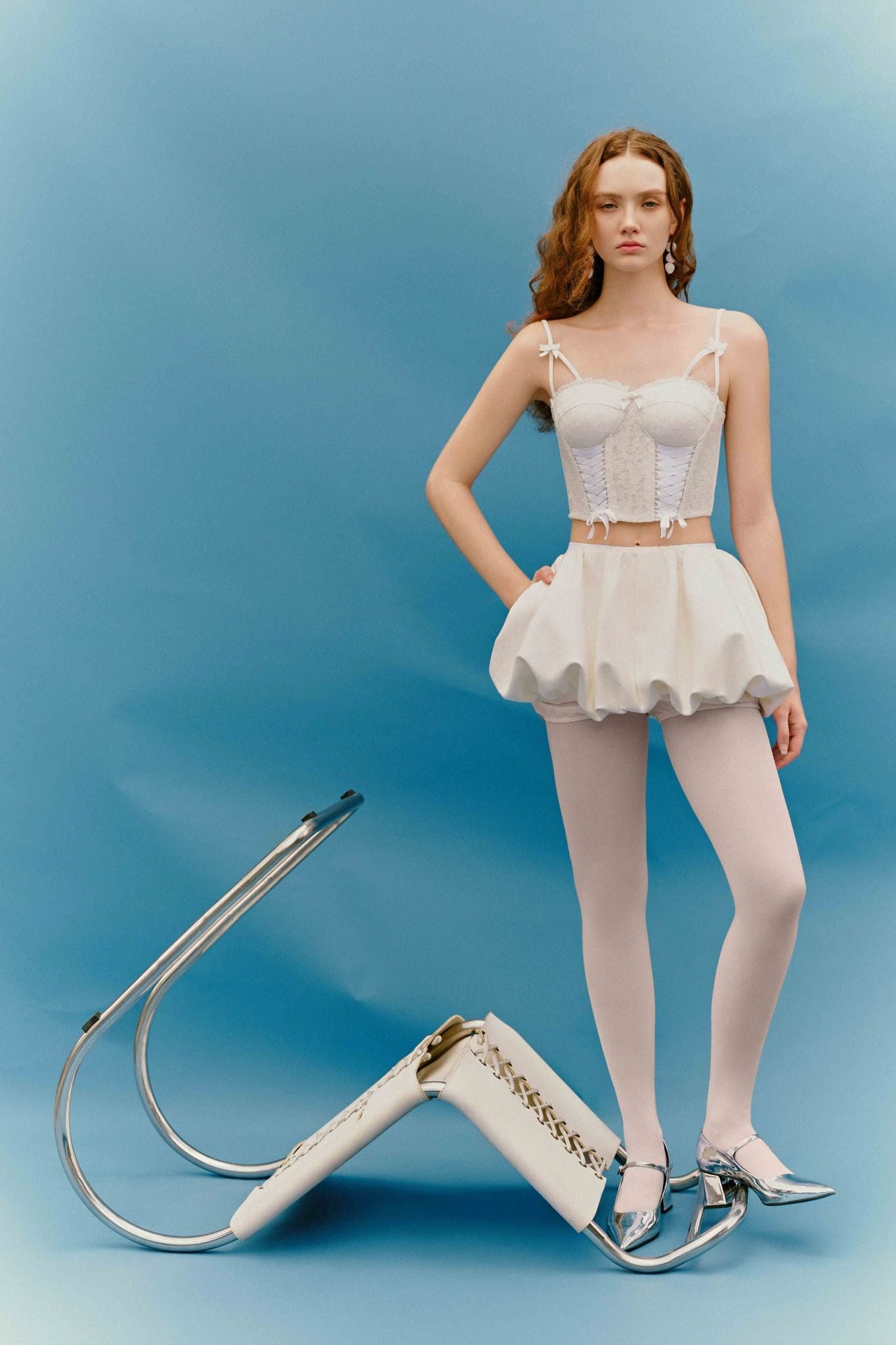  SONNET BALLOON SKIRT (white) 