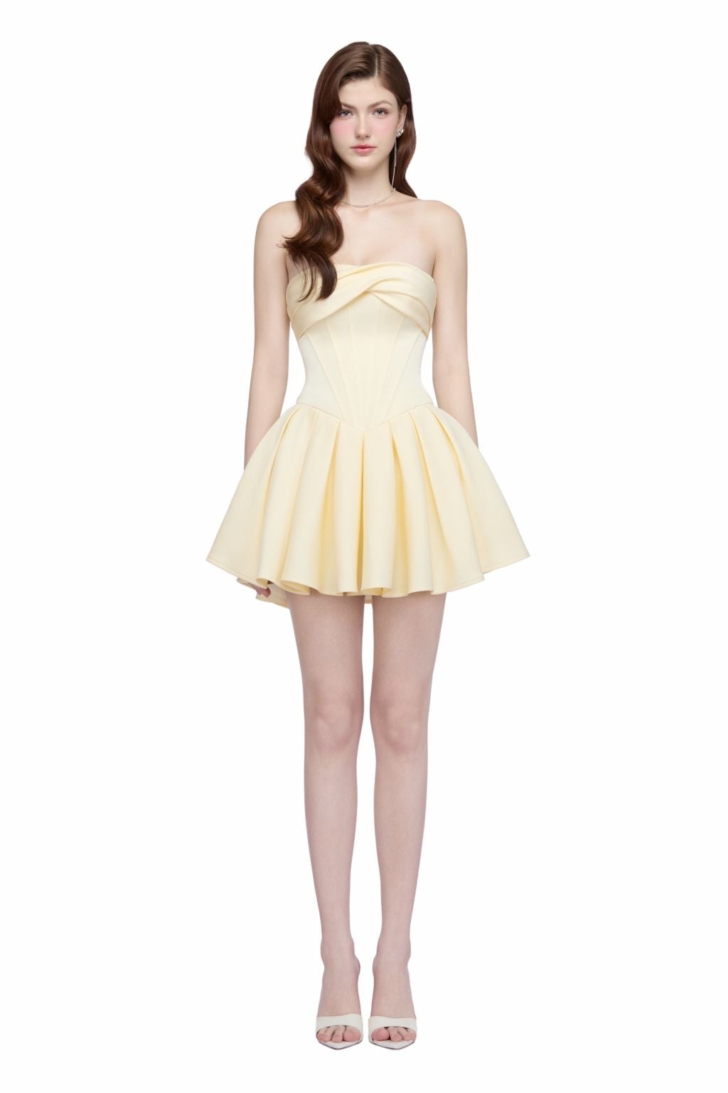  ELFIE DRESS (IVORY) HO25D13KE 