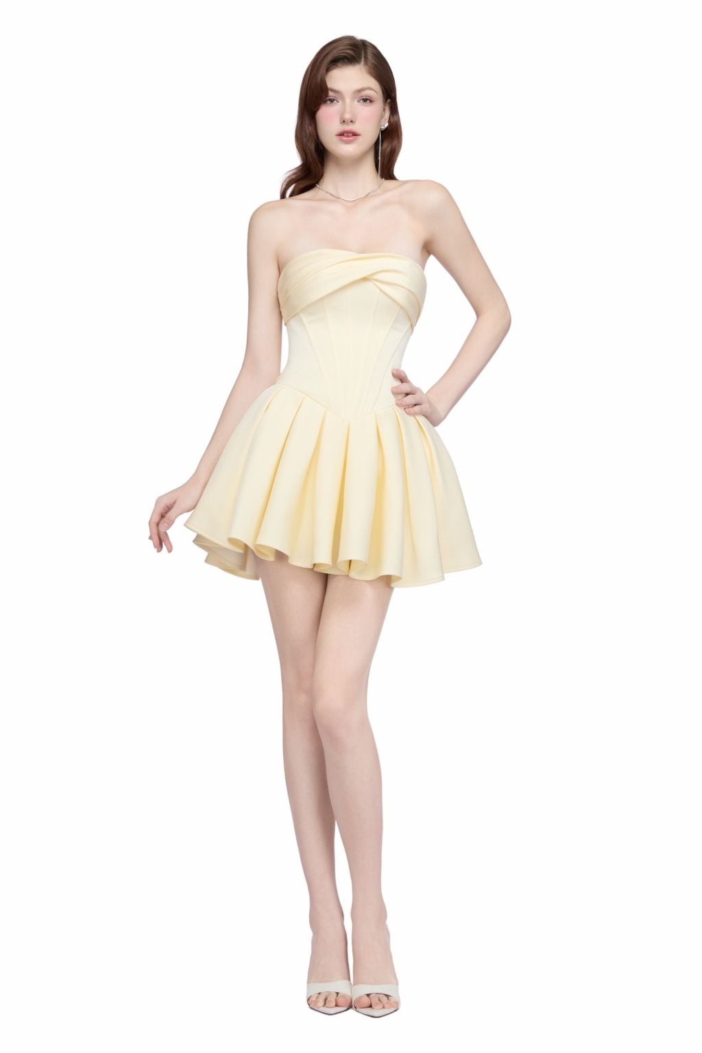  ELFIE DRESS (IVORY) HO25D13KE 