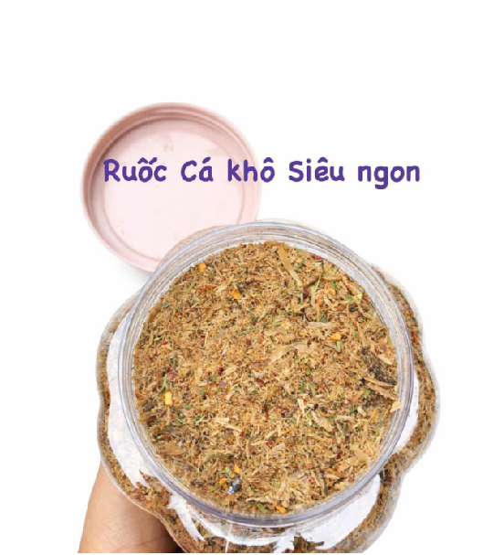 Ruốc Cá khô (Thơm, cay, ngon tuyệt) 500Gram