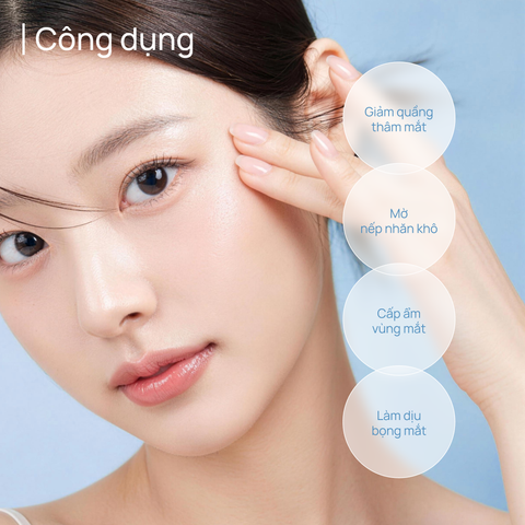 Kem Dưỡng Mắt Hỗ Trợ Cải Thiện Vùng Mắt Thâm Quầng CHANDO Himalaya 15g Chứa Niacinamide Hàng Chính Hãng