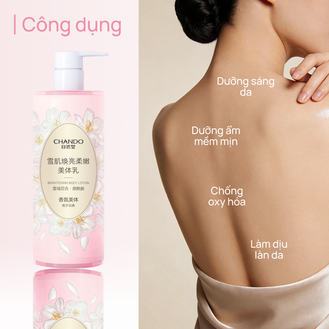 Sữa Dưỡng Thể Hỗ Trợ Dưỡng Trắng 600g CHANDO Himalaya Hàng Chính Hãng