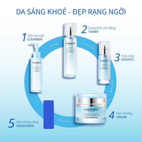 Kem Dưỡng Ẩm hỗ trợ Làm Dịu Và Dưỡng Ẩm Da Nhạy Cảm CHANDO Himalaya 55g Hàng Chính Hãng