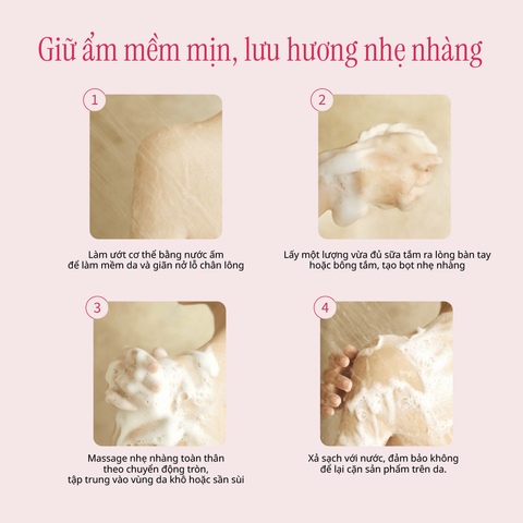 Sữa Tắm Hỗ Trợ Dưỡng Sáng Da Hương Hoa Lily 600g Hàng Chính Hãng