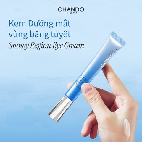 Kem Dưỡng Mắt Hỗ Trợ Cải Thiện Vùng Mắt Thâm Quầng CHANDO Himalaya 15g Chứa Niacinamide Hàng Chính Hãng