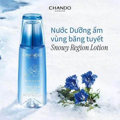 Bộ 4 Sản phẩm Dưỡng Ẩm Hỗ Trợ Làm Dịu và Sáng Da, Chứa Niacinamide Snowy Region - Chính hãng CHANDO Himalaya