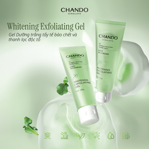 Gel Hỗ Trợ Làm Mịn Da & Làm Sạch Tế Bào Chết CHANDO Himalaya 100g Hàng Chính Hãng