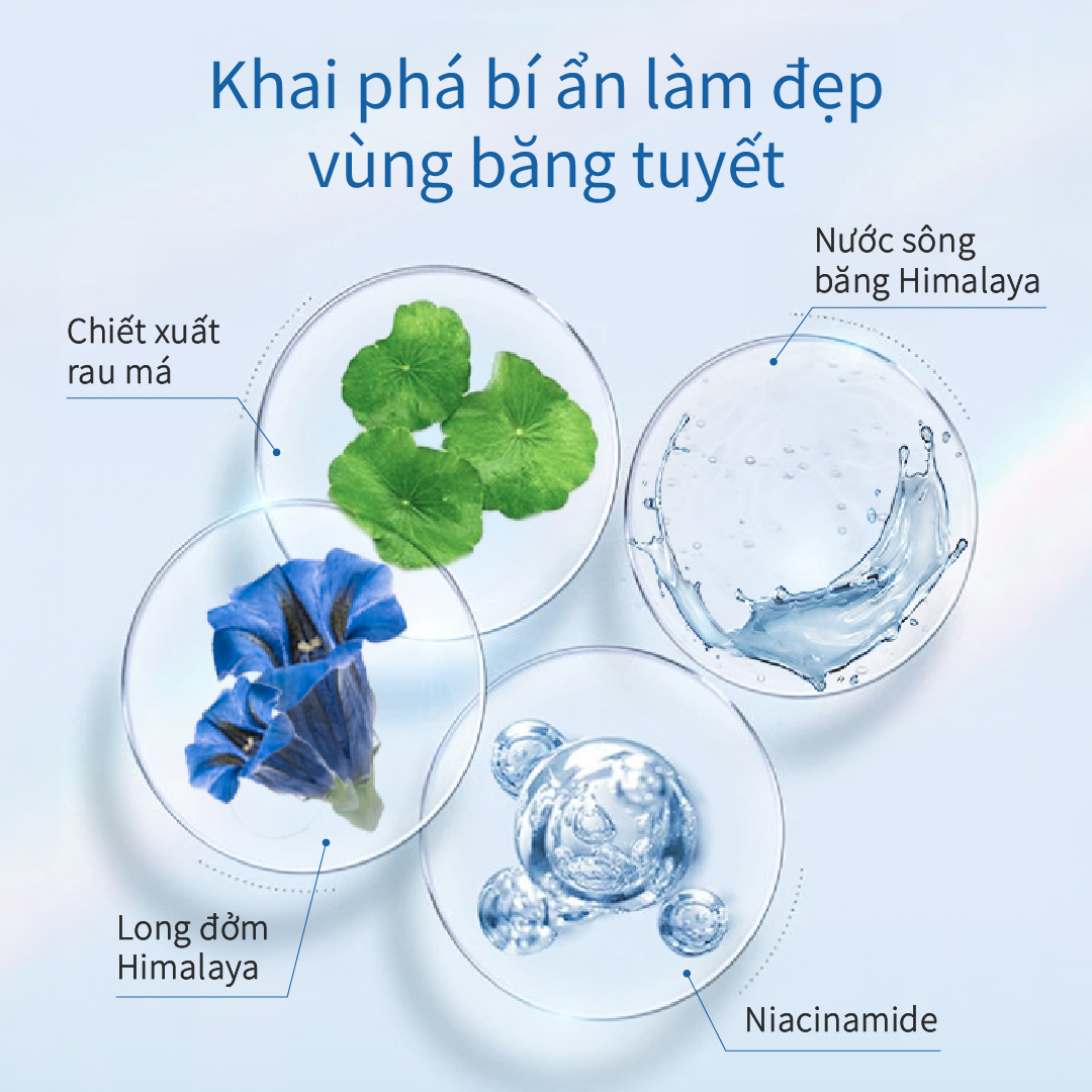 Nước Dưỡng Ẩm Vùng Băng Tuyết CHANDO Himalaya 160ml Chứa Niacinamide Hàng Chính Hãng