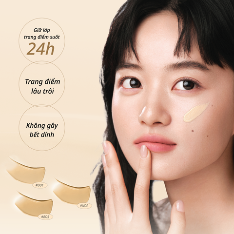 Kem Nền CHANDO Himalaya Mịn Tự Nhiên Lâu Trôi 30mL Hàng Chính Hãng