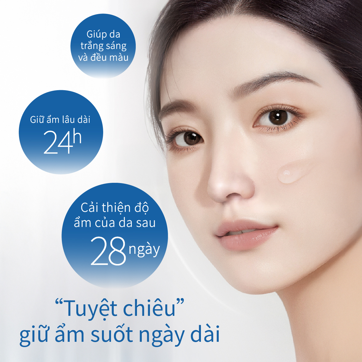Tinh Chất Hỗ Trợ Dưỡng Ẩm Vùng Băng Tuyết CHANDO Himalaya 40ml Chứa Rau Má Hàng Chính Hãng