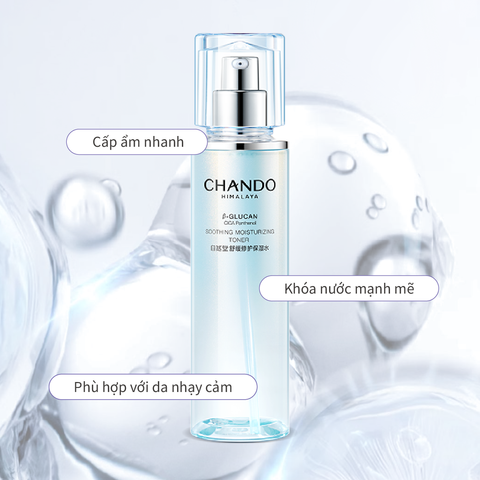 Dung dịch  Hỗ Trợ Cân bằng Phục hồi và Làm dịu da nhạy cảm CHANDO Himalaya 150ml