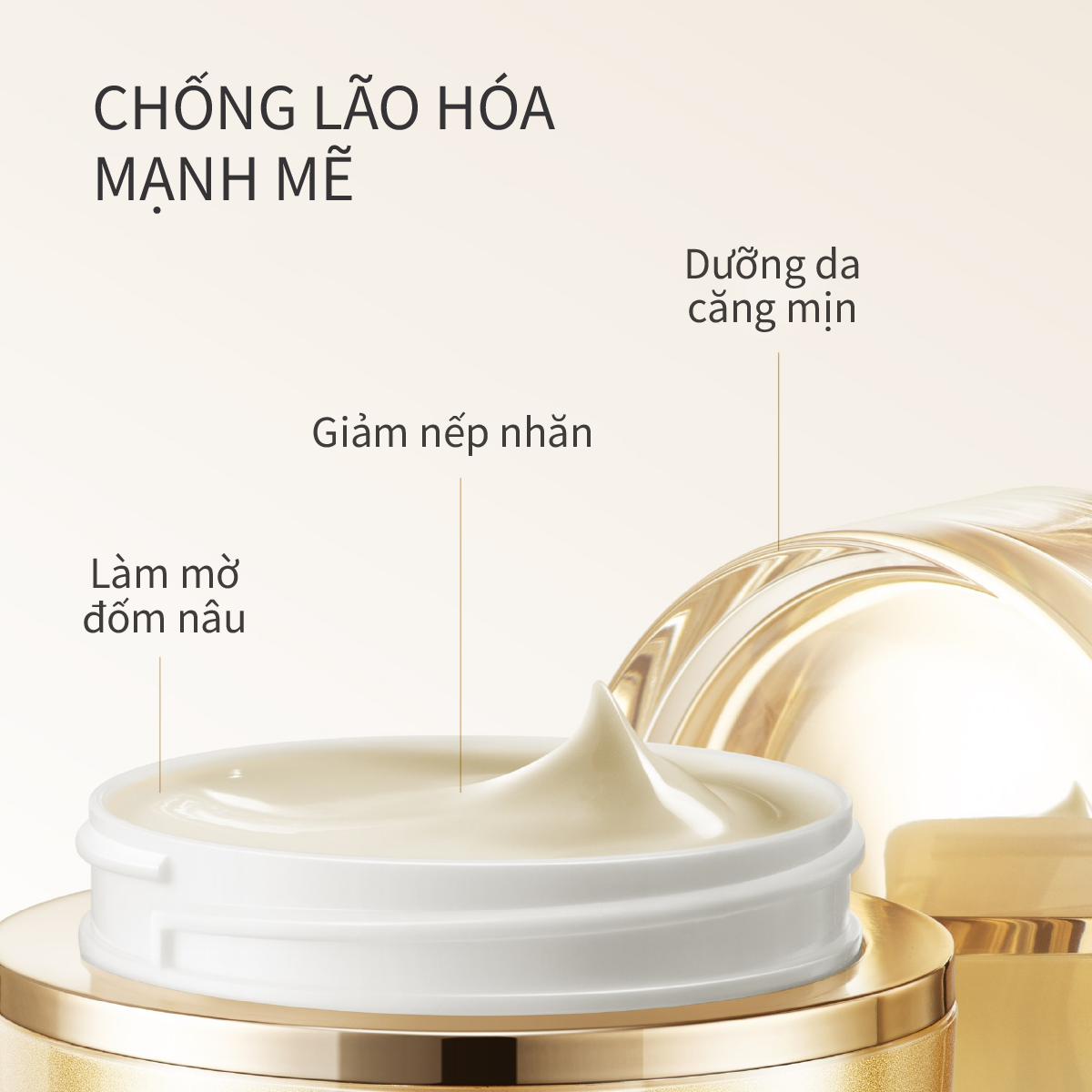 Kem Dưỡng Cấp Ẩm, Hỗ Trợ Dưỡng trắng và Chống Lão Hoá Chứa Niacinamide CellCrystal - Chính hãng CHANDO Himalaya 55g