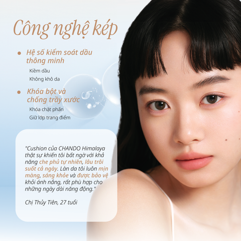 Phấn Nền Mịn Lì Dưỡng Trắng CHANDO Himalaya SPF30 PA++