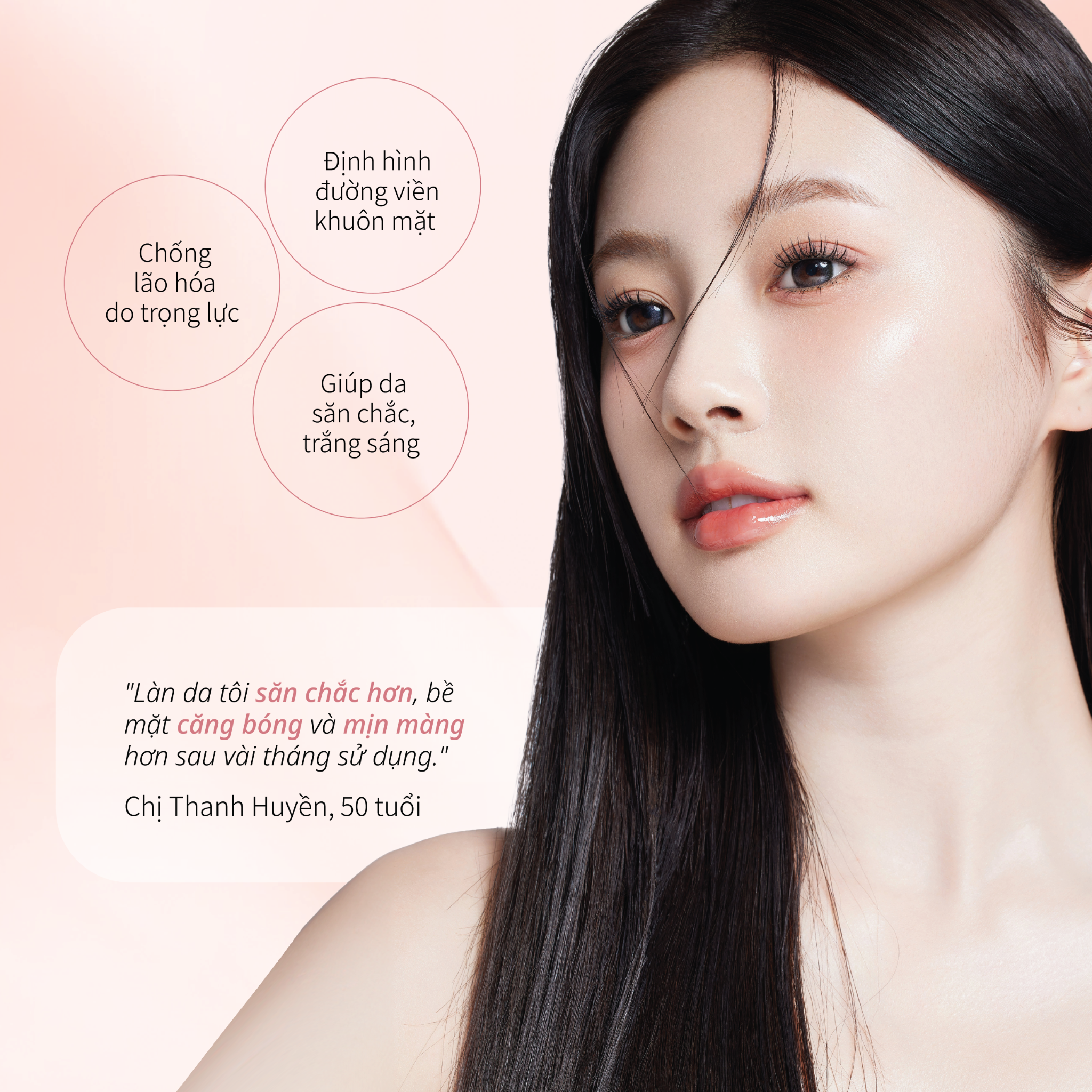 Tinh Chất Pink Dimond hỗ trợ cải thiện lão hoá do trọng  lực CHANDO Himalaya 45ml Hàng Chính Hãng