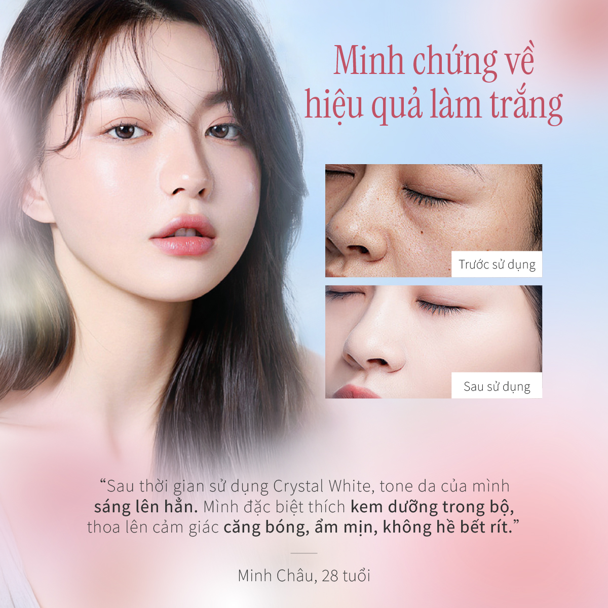 Kem Dưỡng Crystal White Hỗ Trợ Làm Sáng & Cải Thiện Sắc Diện Da CHANDO Himalaya 50g